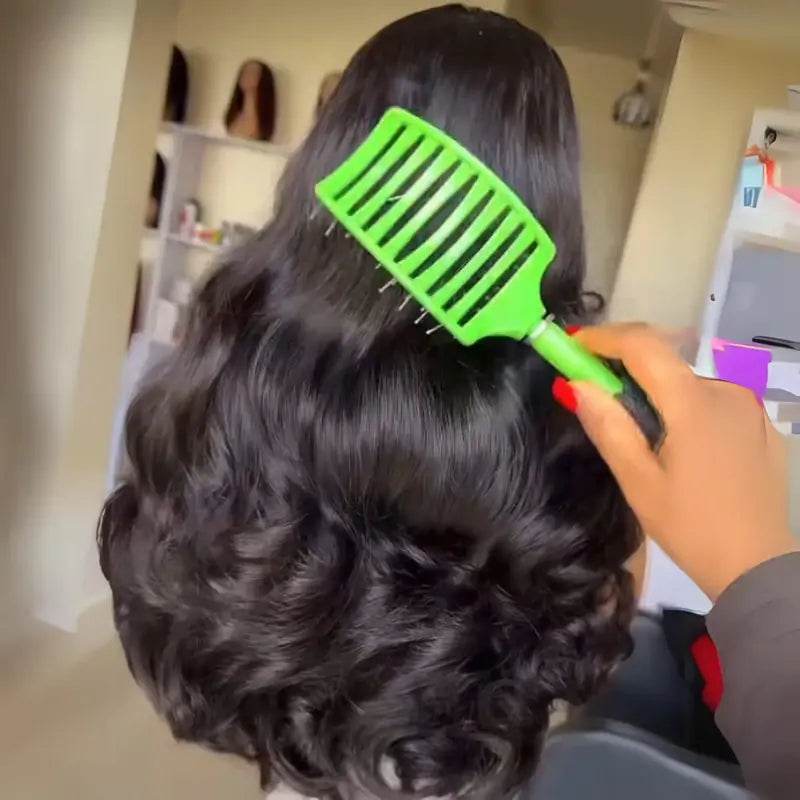 Glueless Body Wave Human Hair Lace Front Wig (13x4) - Majesty Wig