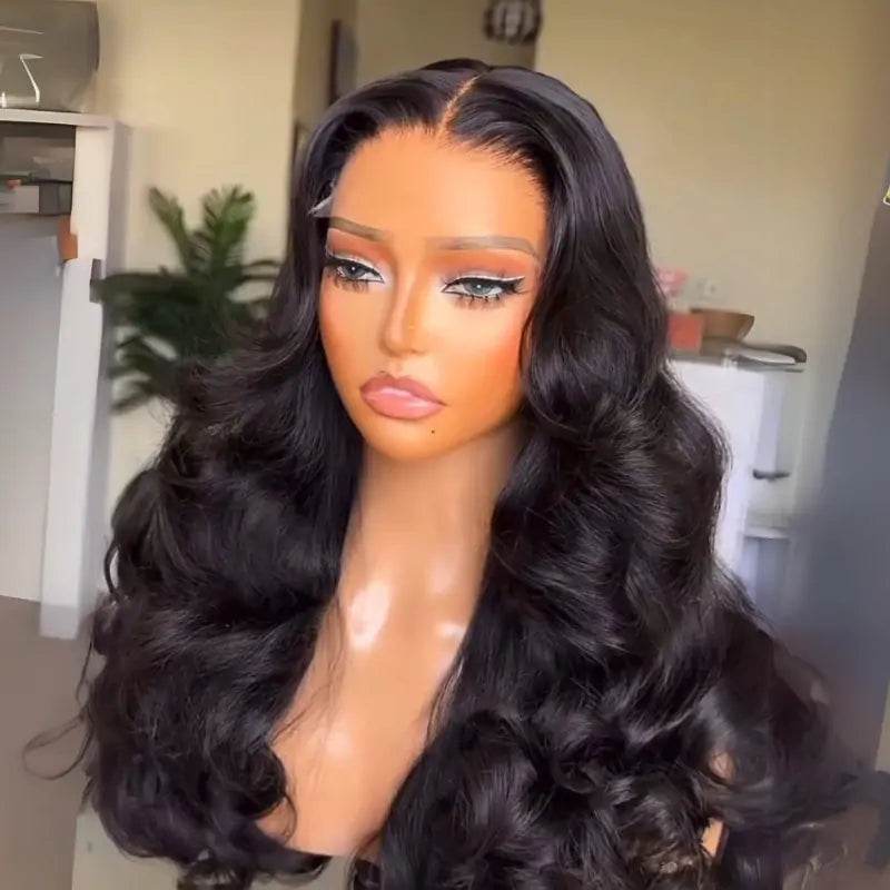 Glueless Body Wave Human Hair Lace Front Wig (13x4) - Majesty Wig