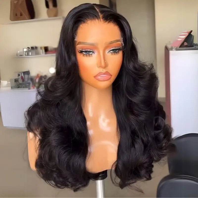 Glueless Body Wave Human Hair Lace Front Wig (13x4) - Majesty Wig
