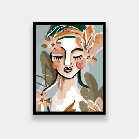 Felicia Framed Canvas Wall Art